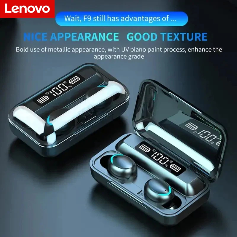 Usb C Earphone - Cuffie Wireless Bluetooth Lenovo F9 -